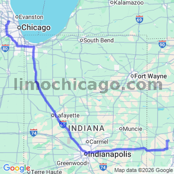 Limousine service to O'Hare airport (ORD)