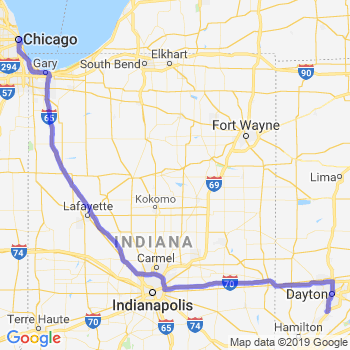 Travel from Miamisburg to Chicago Loop Limousine service to Chicago Loop