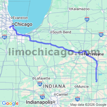 Limousine service to Midway airport (MDW)
