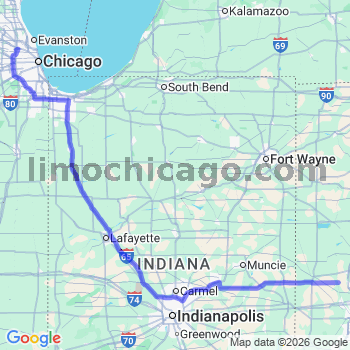 Limousine service to O'Hare airport (ORD)