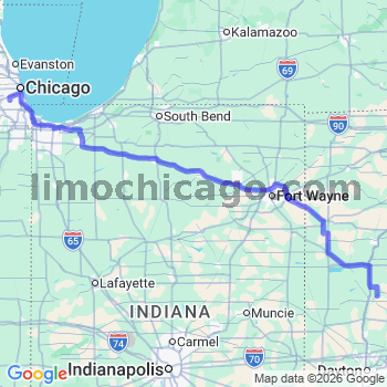 Limousine service to Midway airport (MDW)