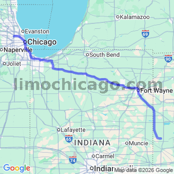 Limousine service to O'Hare airport (ORD)