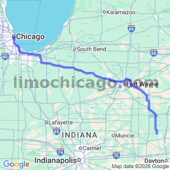 Limousine service to Chicago Loop