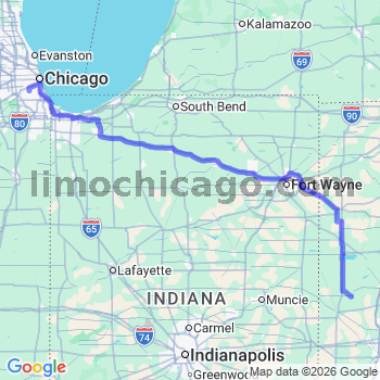 Limousine service to Midway airport (MDW)