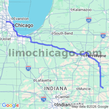 Limousine service to O'Hare airport (ORD)