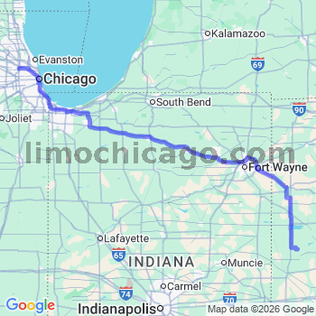 Limousine service to O'Hare airport (ORD)
