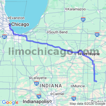 Limousine service to Chicago Loop