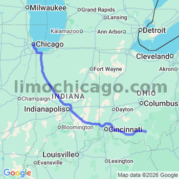 Limousine service to Chicago Loop