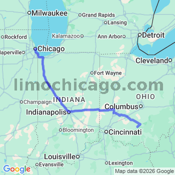Limousine service to Chicago Loop