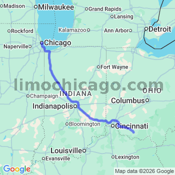 Limousine service to Chicago Loop