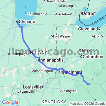 Limousine service to Chicago Loop