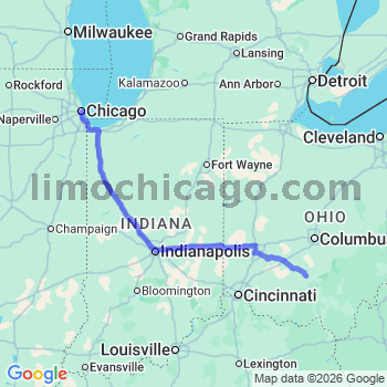 Limousine service to Chicago Loop