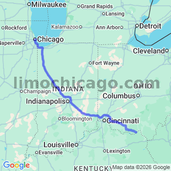 Limousine service to Chicago Loop