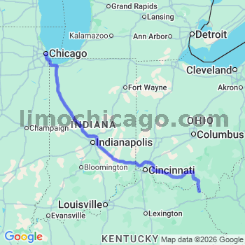 Limousine service to Chicago Loop