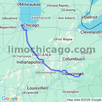 Limousine service to Chicago Loop