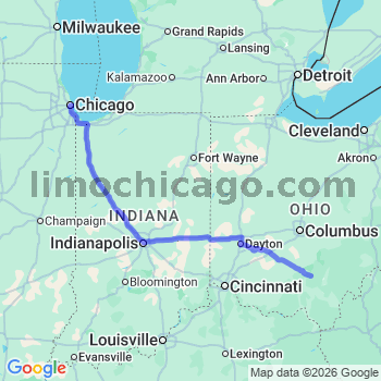 Limousine service to Chicago Loop