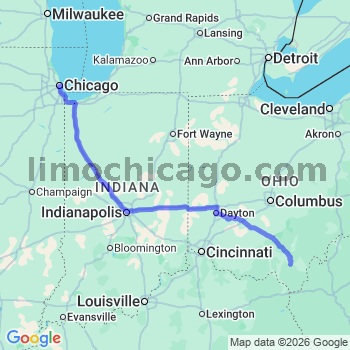 Limousine service to Chicago Loop