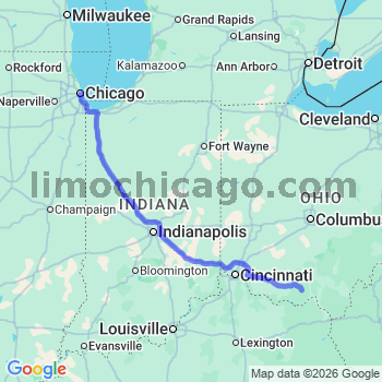 Limousine service to Chicago Loop