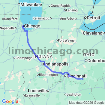 Limousine service to Chicago Loop