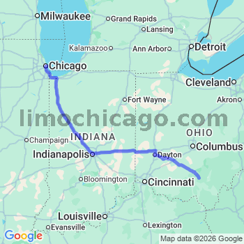 Limousine service to Chicago Loop