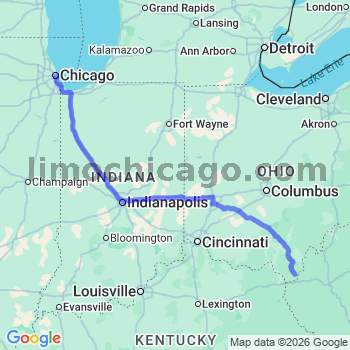Limousine service to Chicago Loop