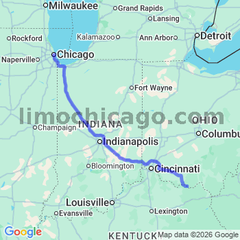 Limousine service to Chicago Loop