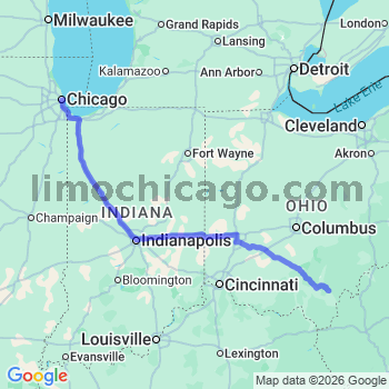 Limousine service to Chicago Loop