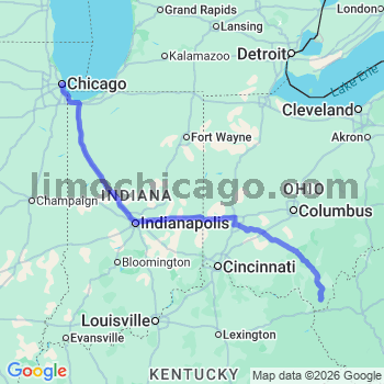 Limousine service to Chicago Loop