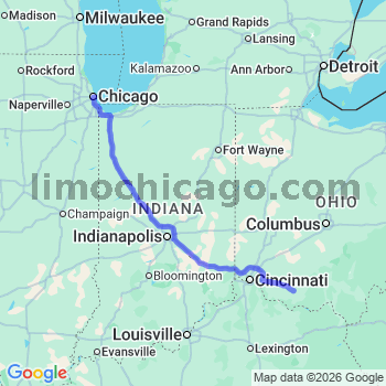 Limousine service to Chicago Loop