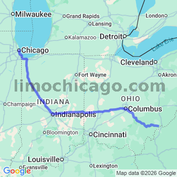 Limousine service to Chicago Loop