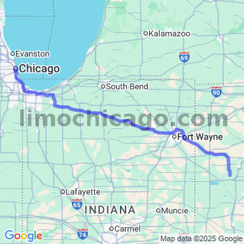 Limousine service to Chicago Loop