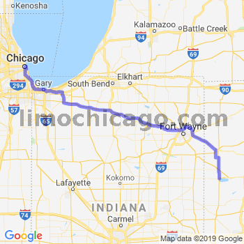 Limousine service to Chicago Loop