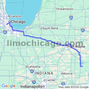 Limousine service to Midway airport (MDW)