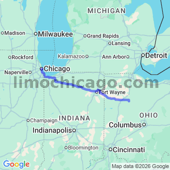 Limousine service to Chicago Loop
