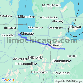 Limousine service to Midway airport (MDW)