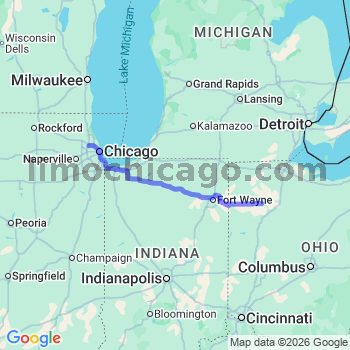 Limousine service to O'Hare airport (ORD)