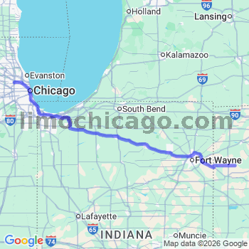 Limousine service to O'Hare airport (ORD)
