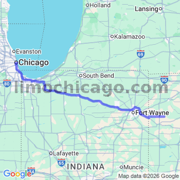 Limousine service to Chicago Loop