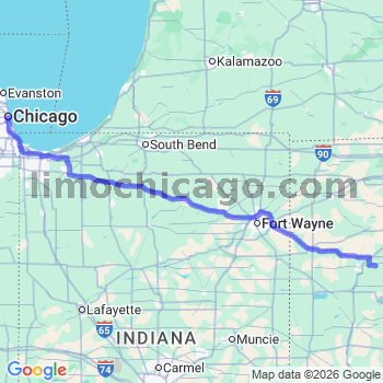 Limousine service to Chicago Loop