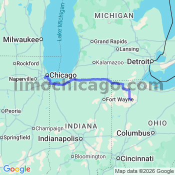 Limousine service to Midway airport (MDW)