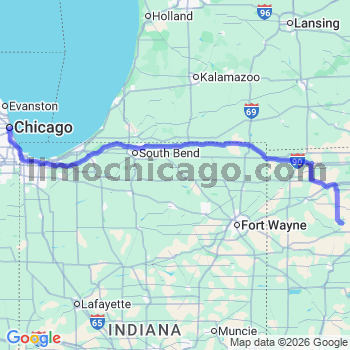 Limousine service to Chicago Loop