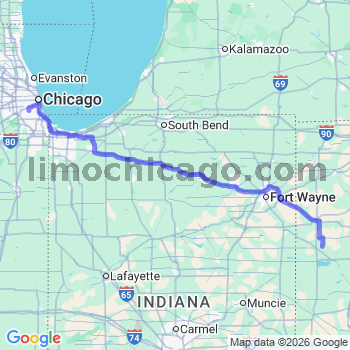 Limousine service to Midway airport (MDW)
