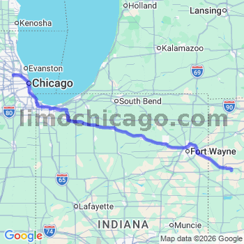 Limousine service to O'Hare airport (ORD)