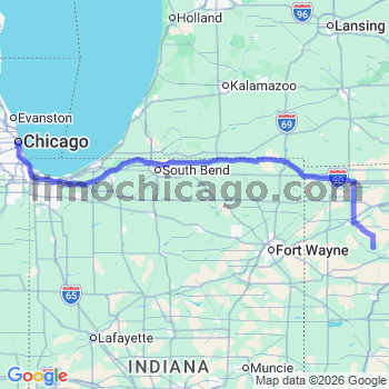 Limousine service to Chicago Loop