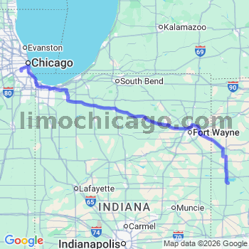 Limousine service to Midway airport (MDW)