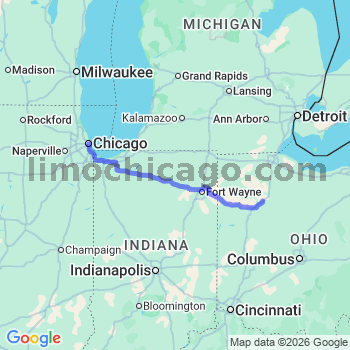 Limousine service to Chicago Loop