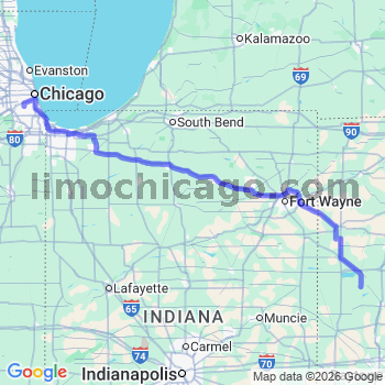 Limousine service to Midway airport (MDW)