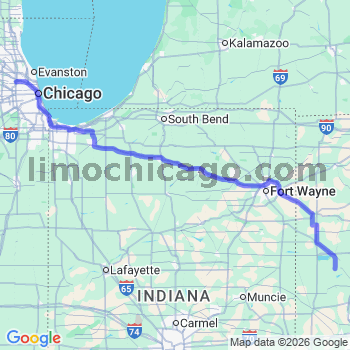 Limousine service to O'Hare airport (ORD)