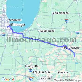 Limousine service to Midway airport (MDW)
