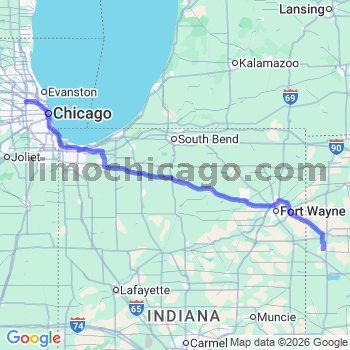 Limousine service to O'Hare airport (ORD)